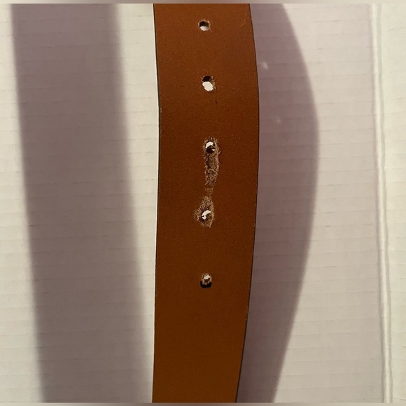 Timberland Men's Tan Leather Belt Size 46 - Picture 10 of 16